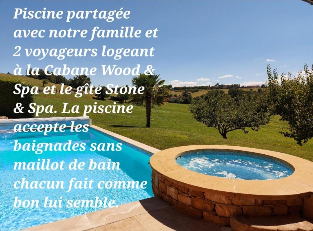 Gite Stone & Spa Chasselay Exterior foto